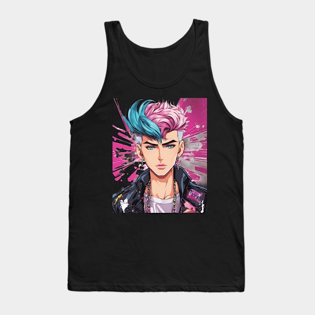 Anime Boy Tank Top by animegirlnft